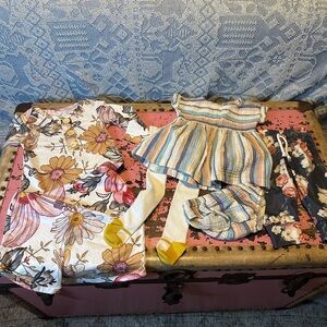 LOT of 4 little girl Boutique Pieces Sz 3 months
